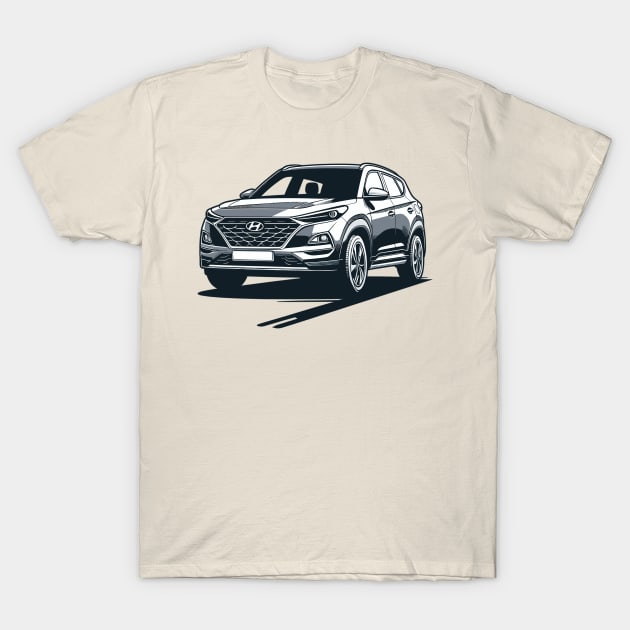 Hyundai Tucson T-Shirt by Vehicles-Art